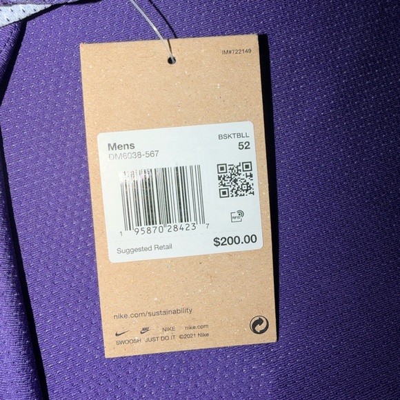 New! New! Nike Devin Booker Phoenix Suns Icon Edition Swingman Jersey Size (XL) - Picture 7 of 8